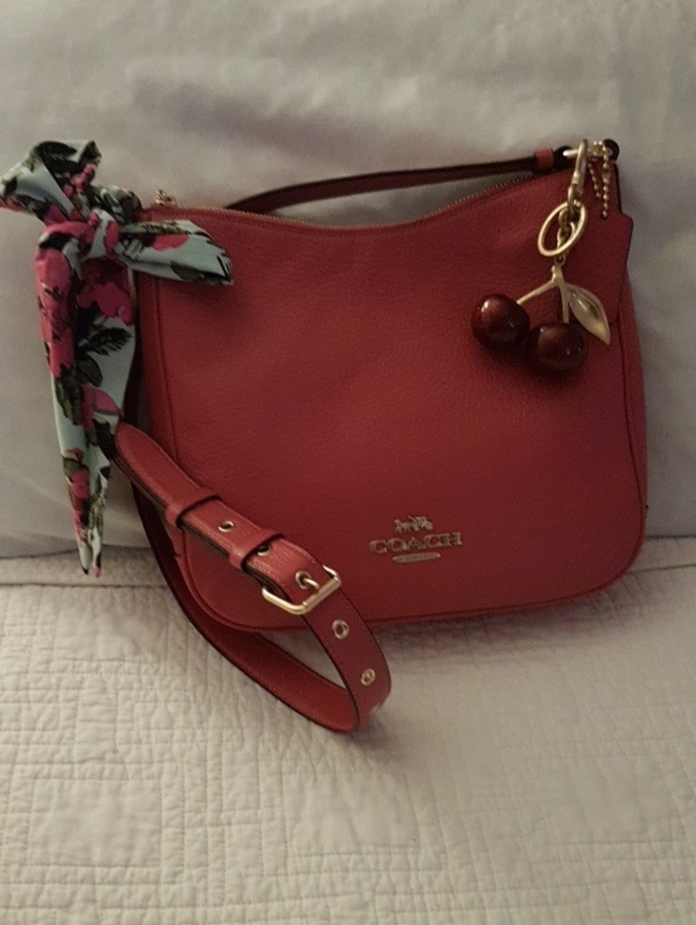 COACH Ellie File Pebbled Leather Bag